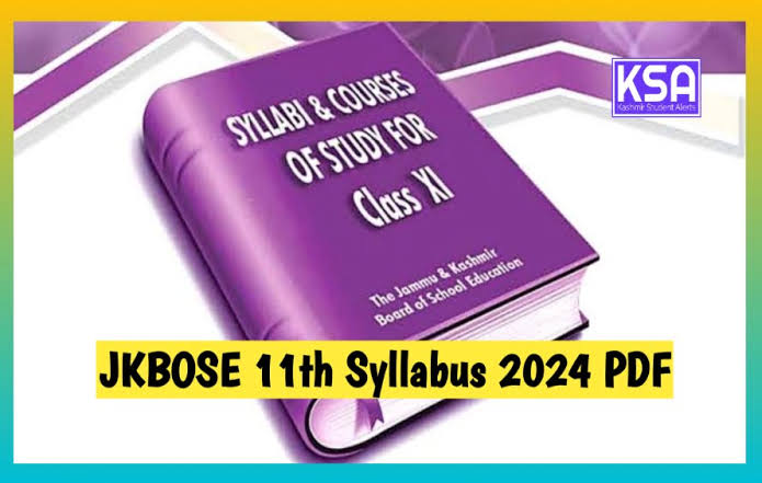 JKBOSE 11th Class Syllabus 2024: Convenient Online Access for Download