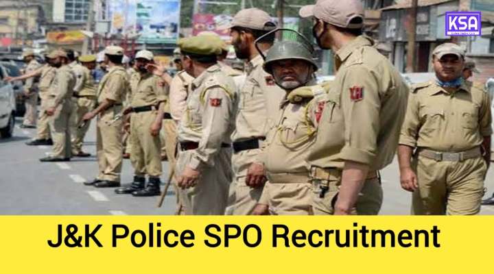 JK Police SPO Recruitment 2024; check details