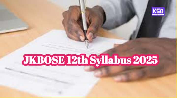 JKBOSE 12th Syllabus 2024-25 PDF Download