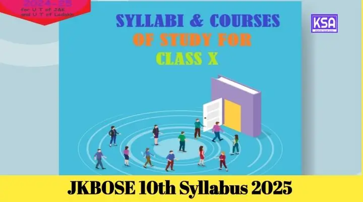 JKBOSE 10th Syllabus 2025 (Available) Download PDF