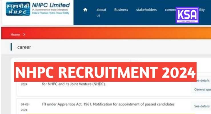 NHPC Limited Recruitment 2024: Eligibility, Key Dates, and Complete Details